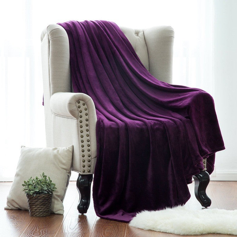 Women luxurious and cozy microfiber blanket Bowlift