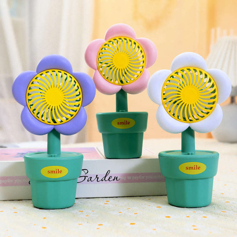 Women's Portable Mini Fan in Cute Design Bowlift