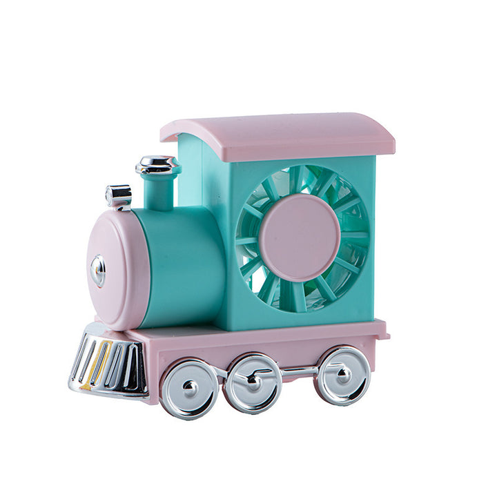 Ladies creative table fan in train design Bowlift