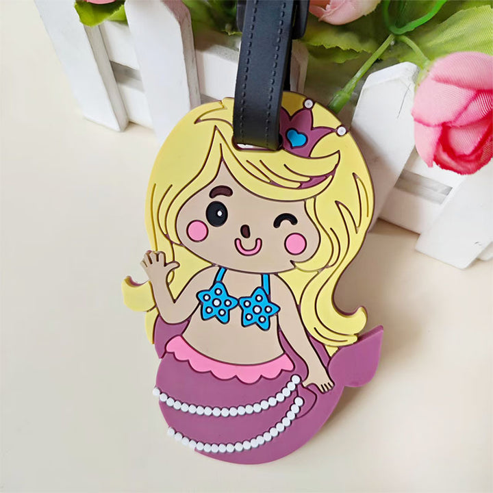 Unisex Mermaid Character Luggage Tag Bowlift