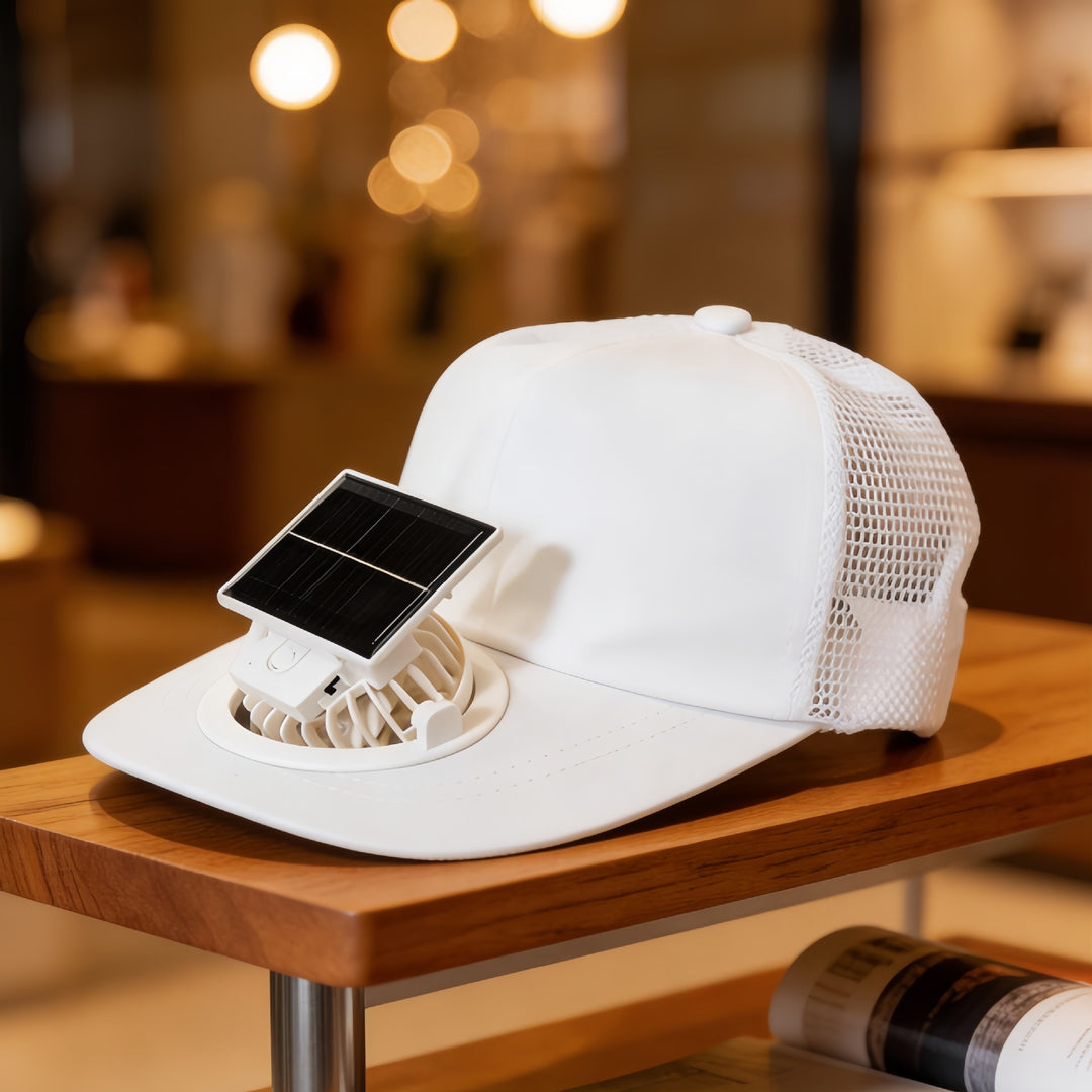 Women's Cooling Cap with Integrated Fan Bowlift