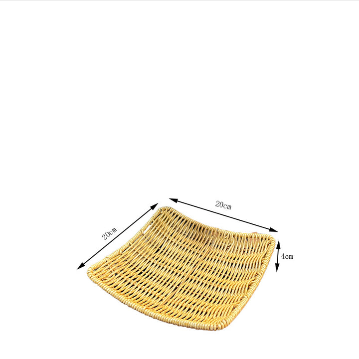 Handcrafted Woven Serving Tray Bowlift