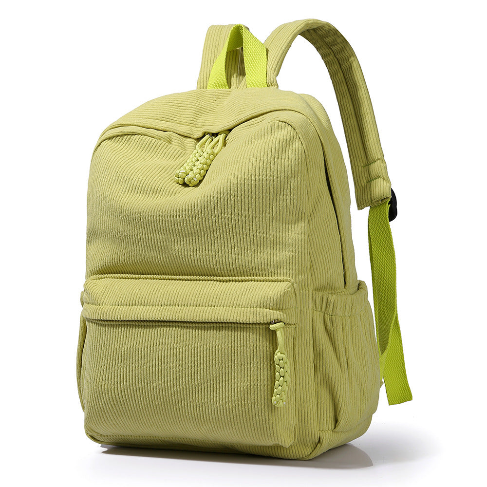WoTextured Fabric Casual Backpack Bowlift