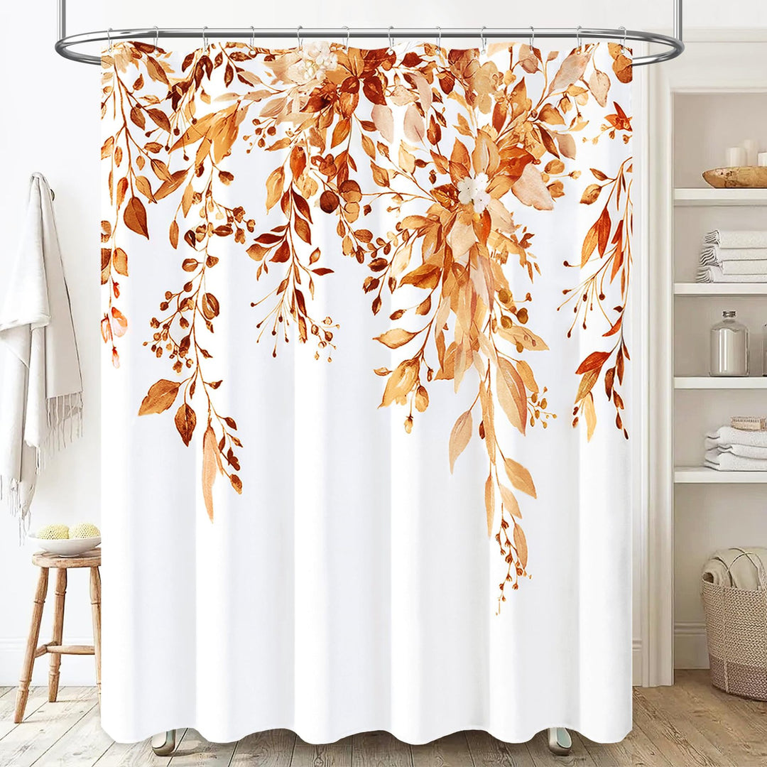 Floral Watercolor Shower Curtain Bowlift