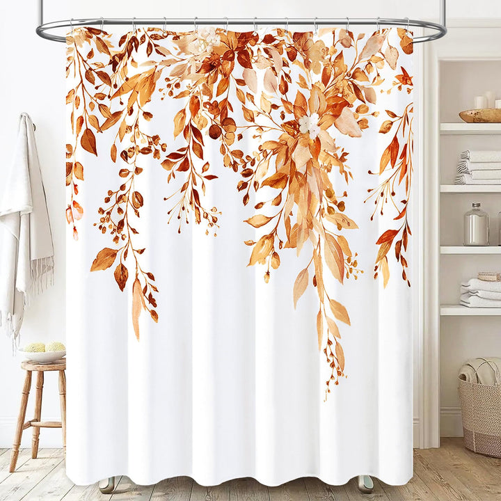 Floral Watercolor Shower Curtain Bowlift