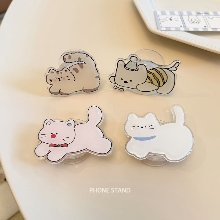 Playful Cat Smartphone Holder Bowlift