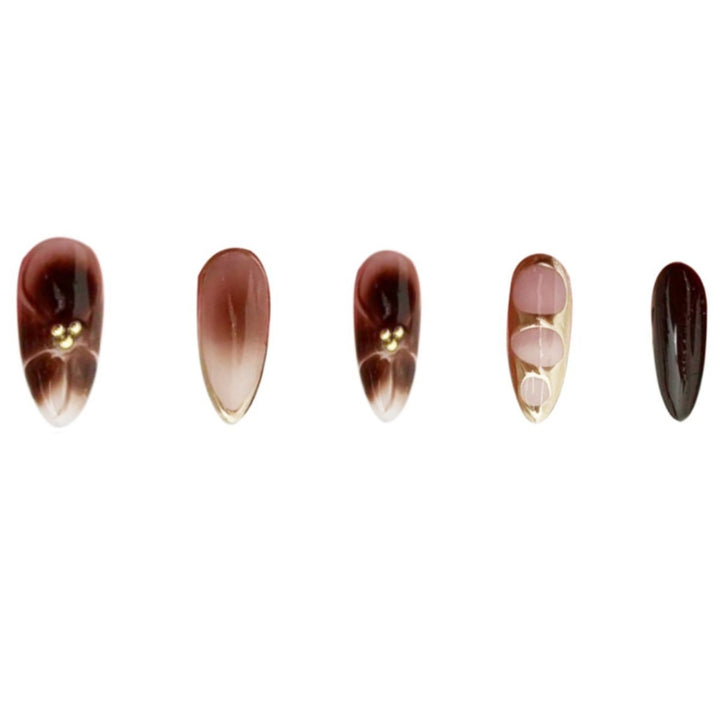 Decorative Press-On Nail Art with Unique Design Bowlift