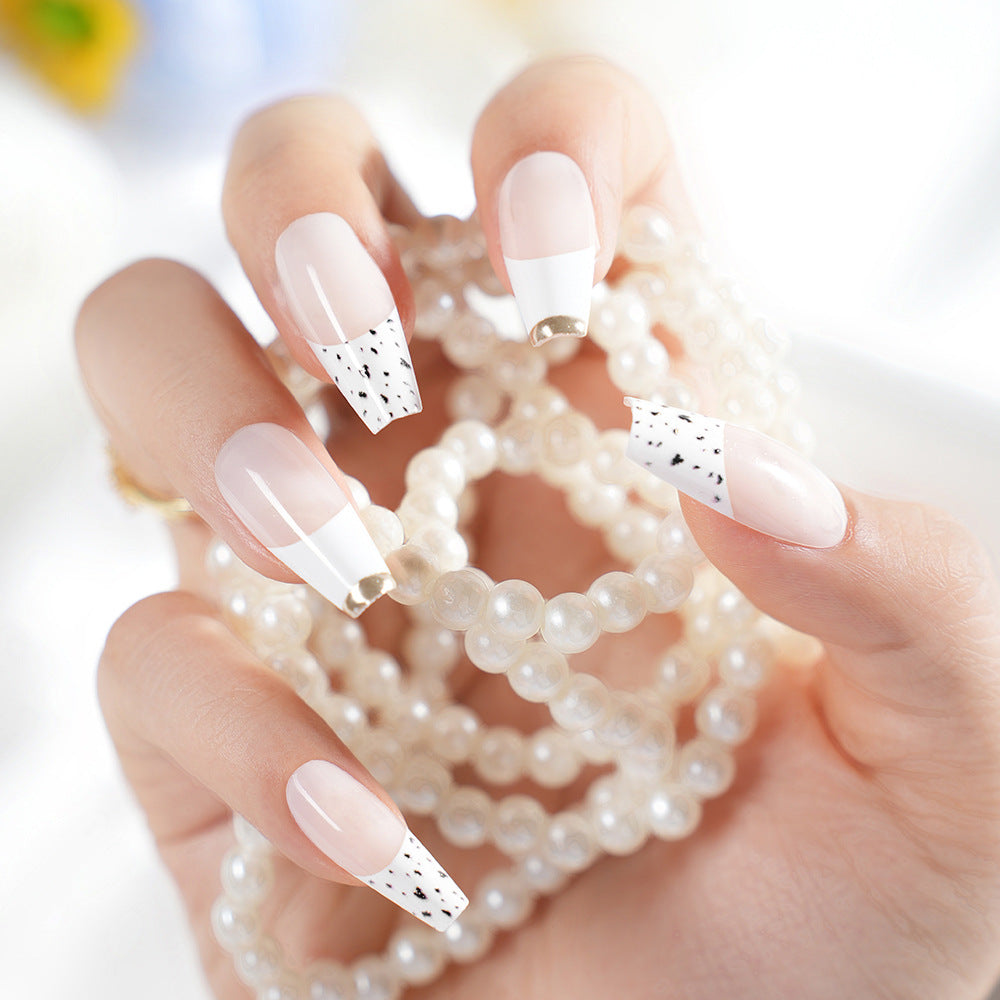 French Tip Decorative Nail Set Bowlift