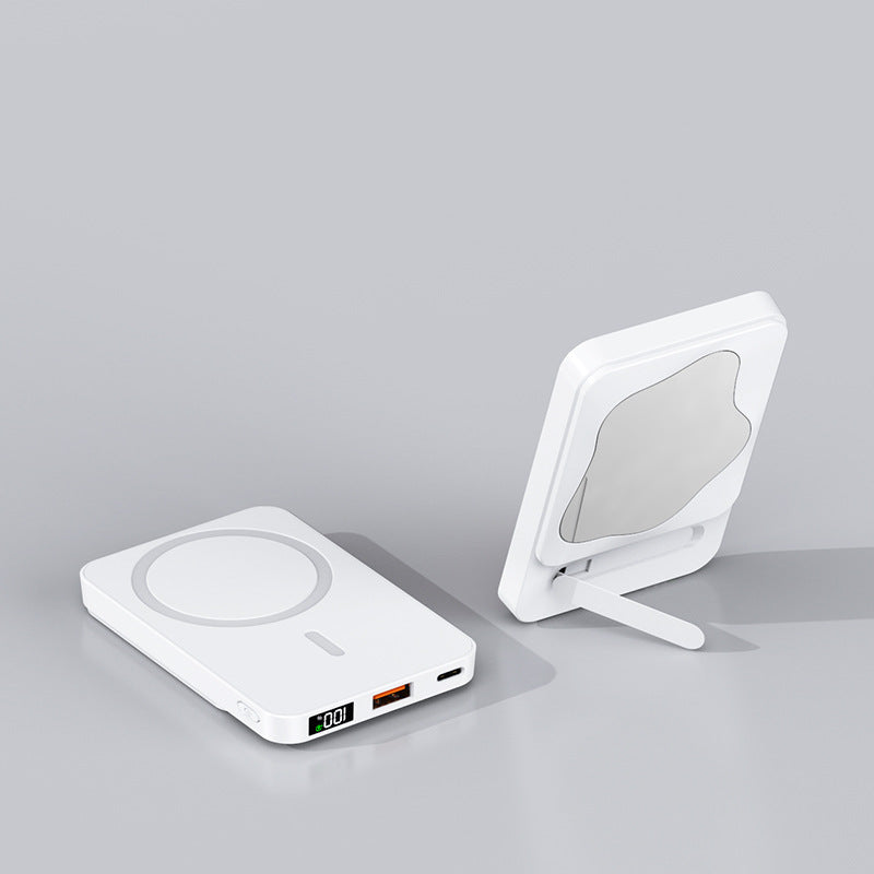 Powerbank with Integrated Cosmetic Mirror and Multifunctional Charging Port Bowlift