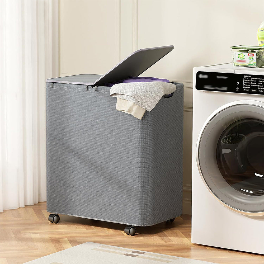 Laundry basket with large volume Bowlift