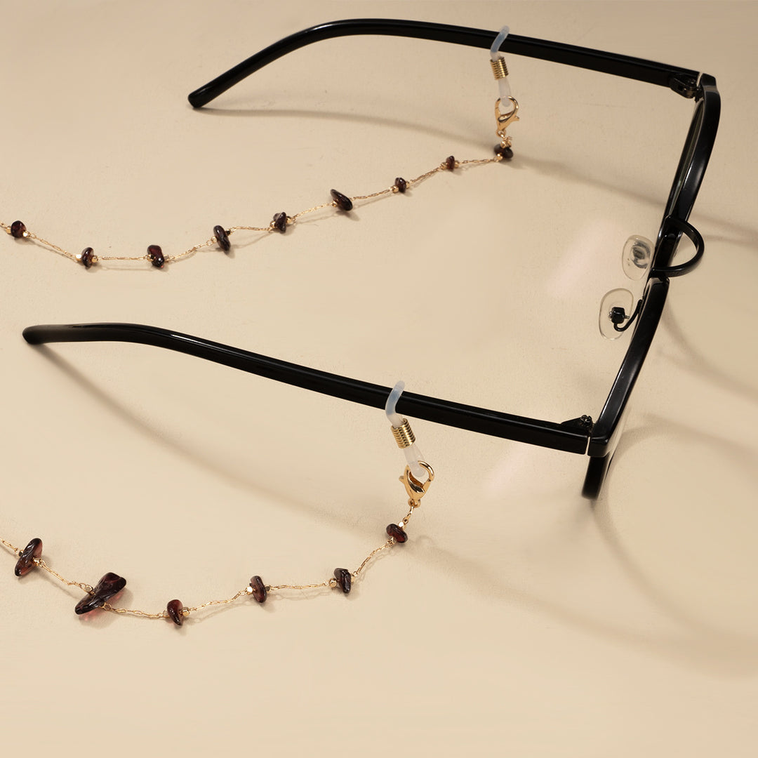Multi-Color Stone Chain Necklace Bowlift