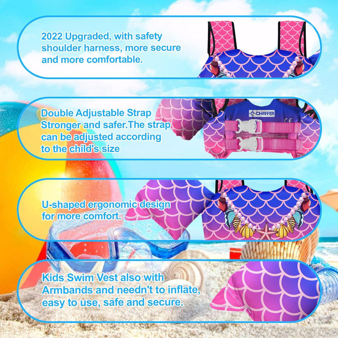 Women's swim wing system with safety belt Bowlift