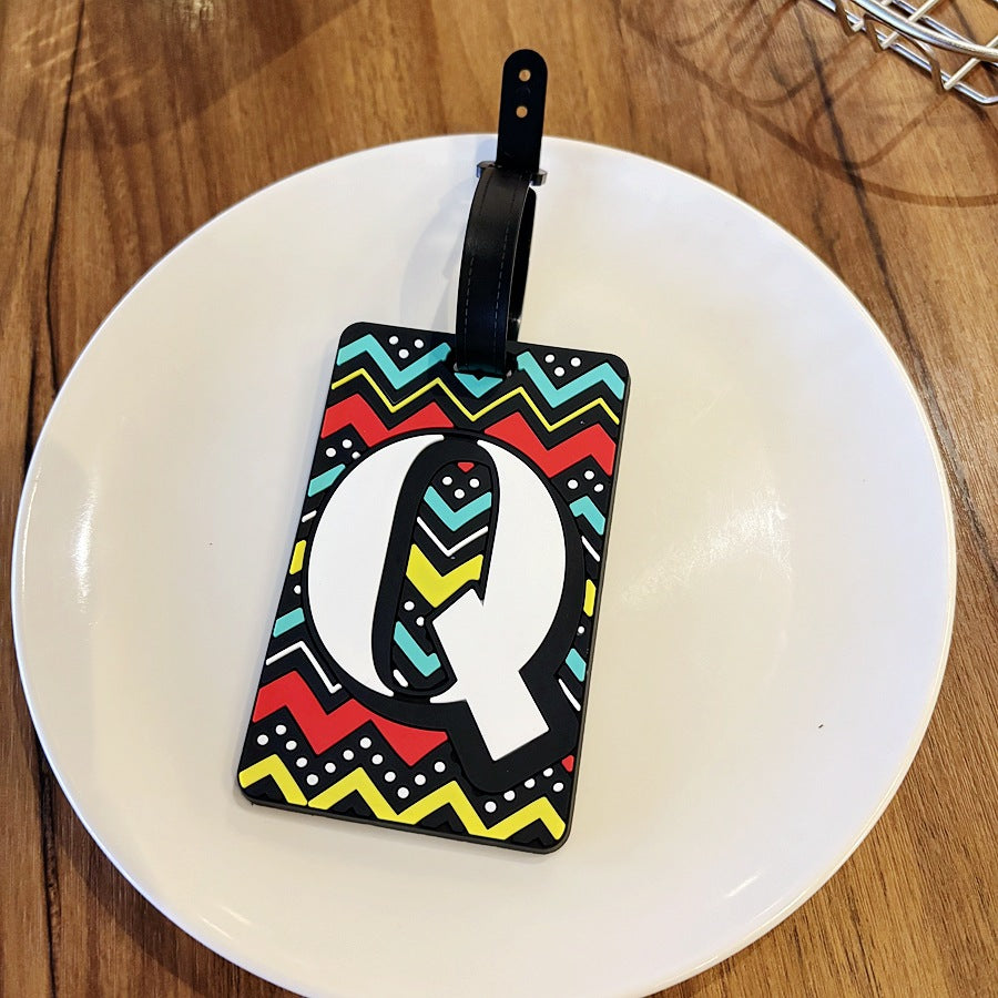 Playful Alphabet Luggage Tag Bowlift