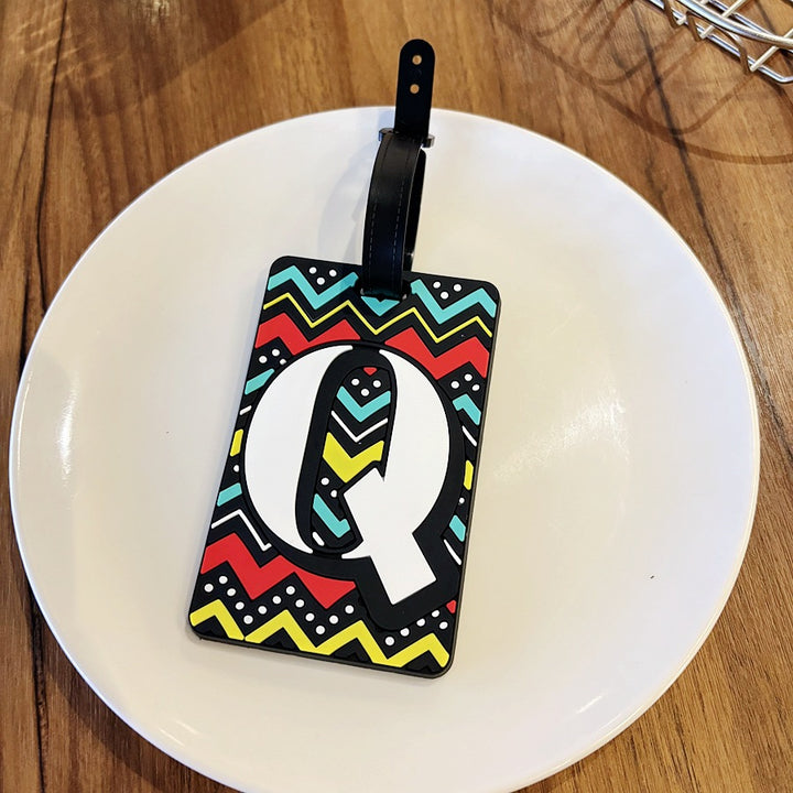 Personalized Alphabet Luggage Tag Bowlift