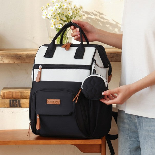 Multi-Pocket Versatile Diaper Backpack Bowlift