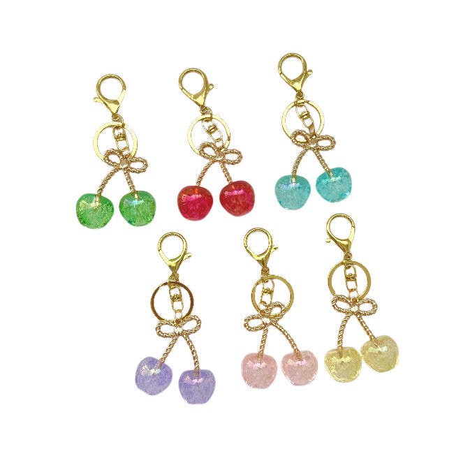 Cherry-Inspired Decorative Keychain Bowlift