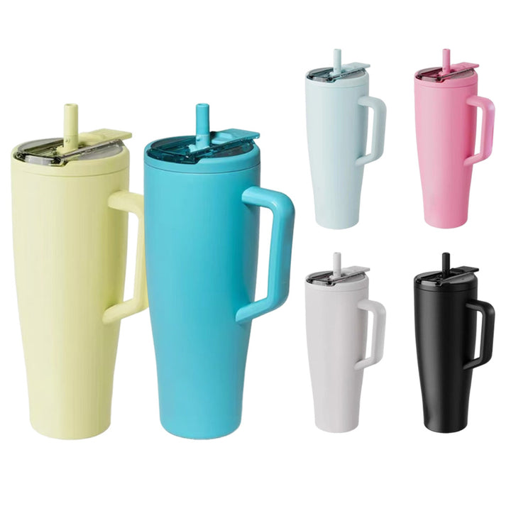 Ladies Practical Insulated Drinking Cup with Ergonomic Handle Bowlift