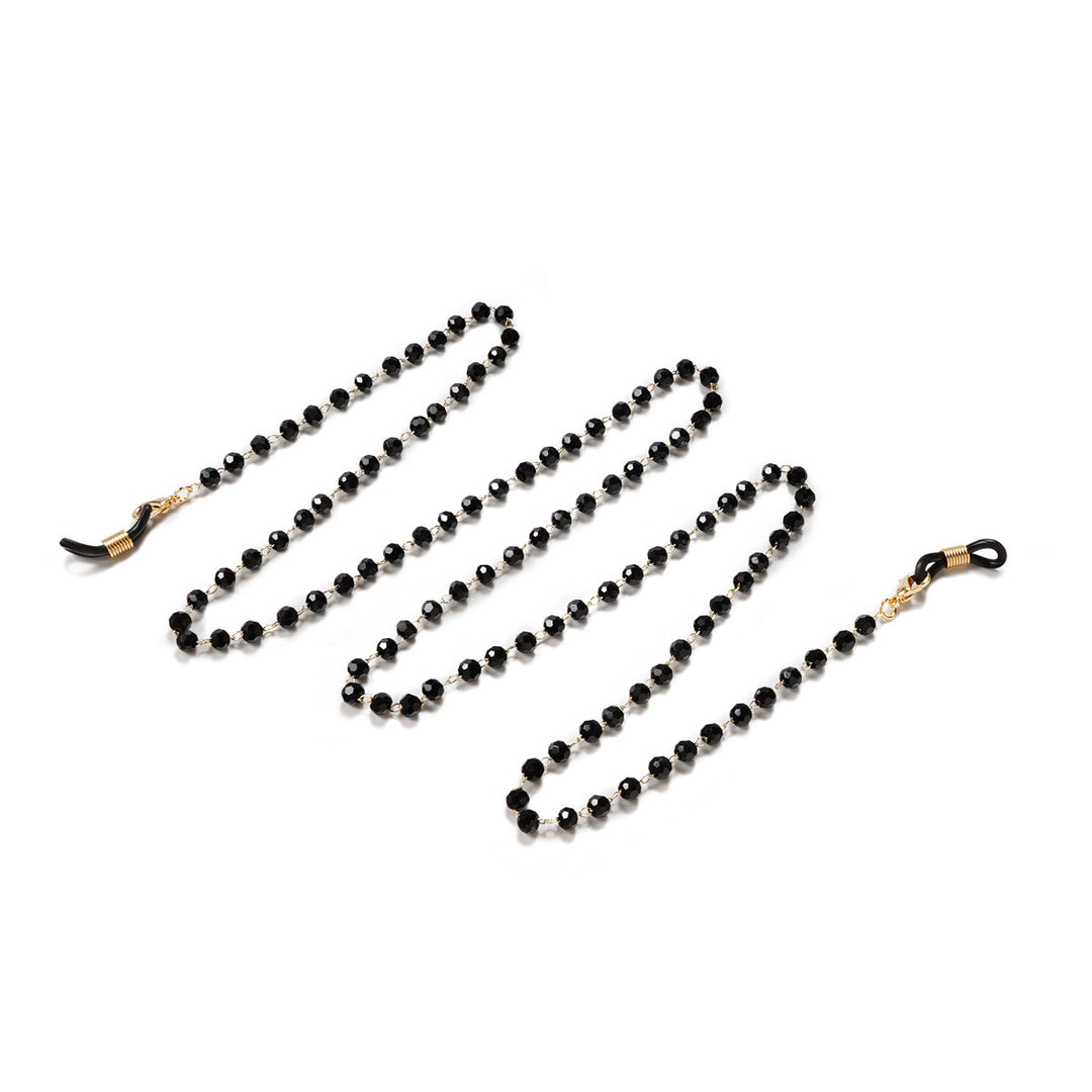 Pearl glasses chain with crystalline shine Bowlift