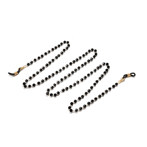 Pearl glasses chain with crystalline shine Bowlift
