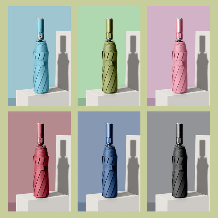 Ladies elegant automatic umbrella with UV protection Bowlift