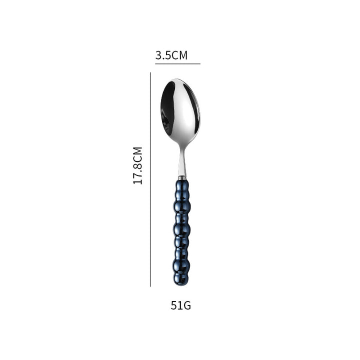 Elegant finger food fork with non-slip handle Bowlift