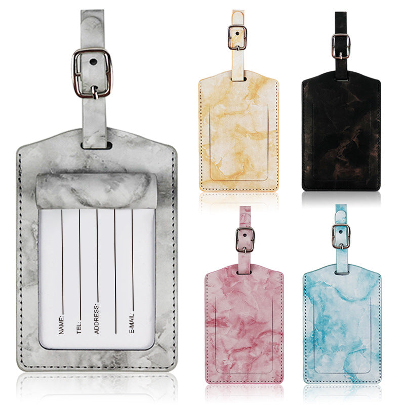 Marble Pattern Luggage Tag Bowlift