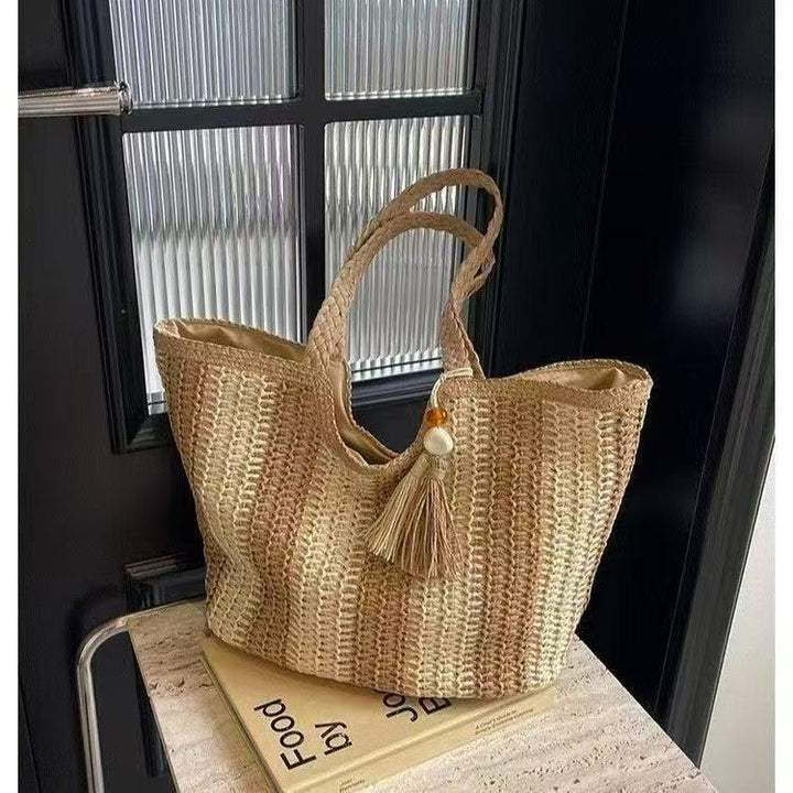 Large Hand-Knotted Shopper Bowlift