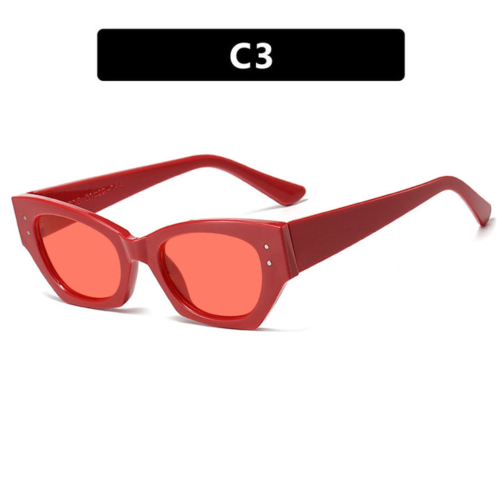 Women's trendy Cat-Eye sunglasses with elegant plastic frame Bowlift