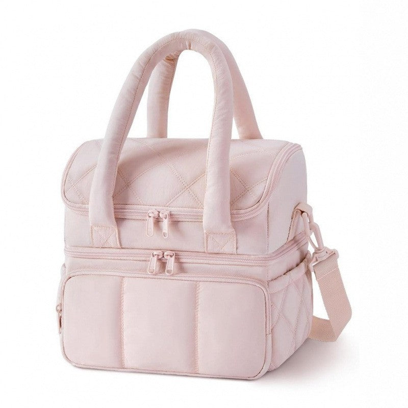 Stylish cosmetic travel bag with multiple compartments Bowlift