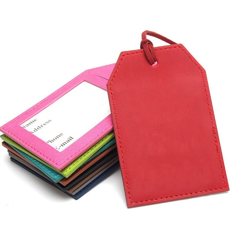 Premium Leather Travel Luggage Tag Bowlift
