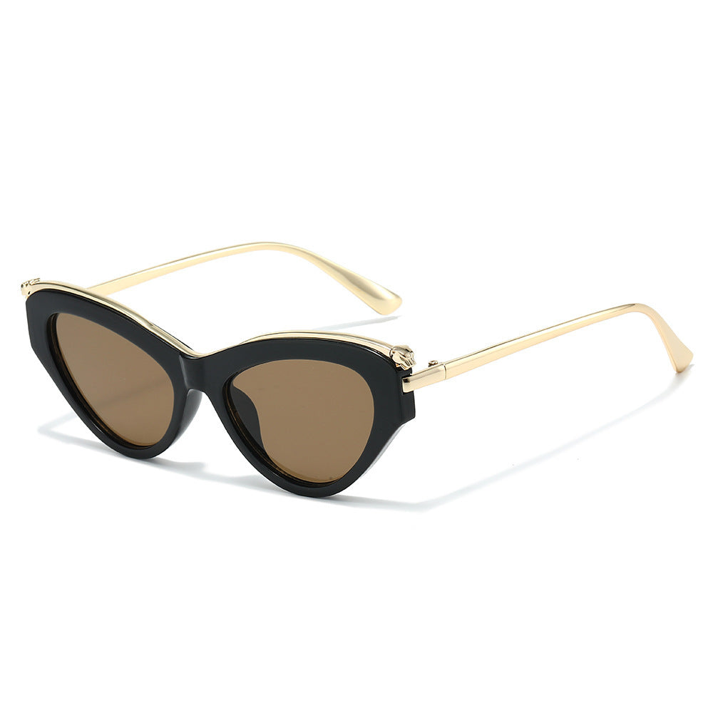 Glamorous Cat-Eye Sunglasses with Gradient Lenses Bowlift