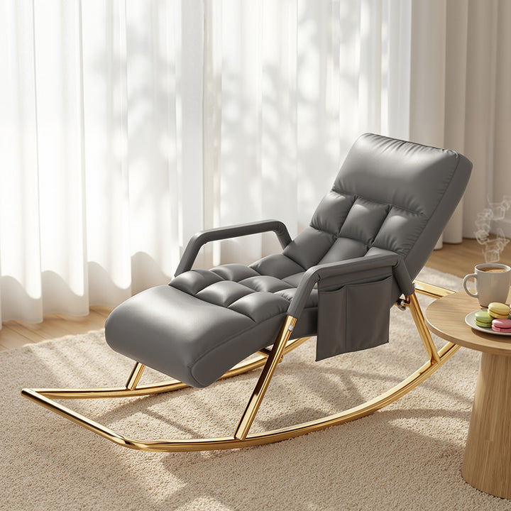 Ladies rocking chair with ergonomic design and luxurious upholstery Bowlift