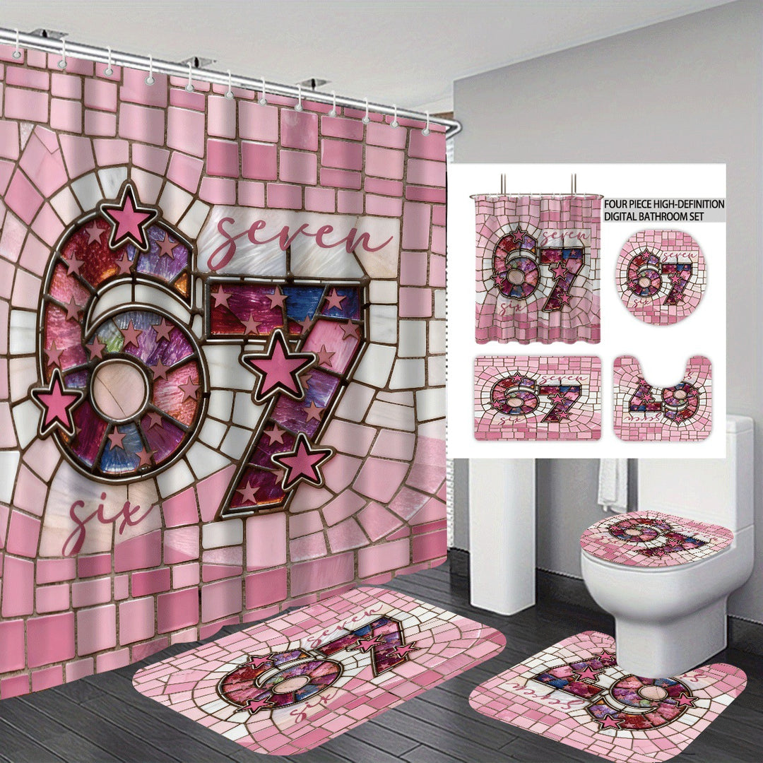 Colorful Dessert-Themed Bathroom Set Bowlift