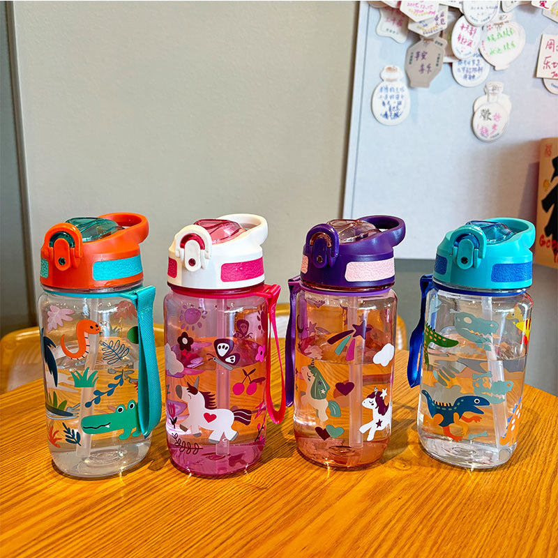 Women's Child-Friendly Drinking Bottle with Dinosaur Design Bowlift