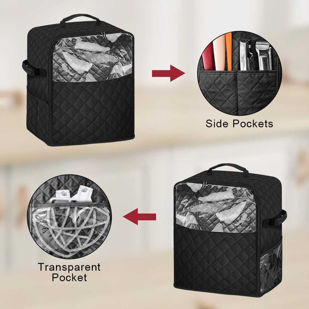 Women's shoe transport bag with transparent window and padded interior Bowlift
