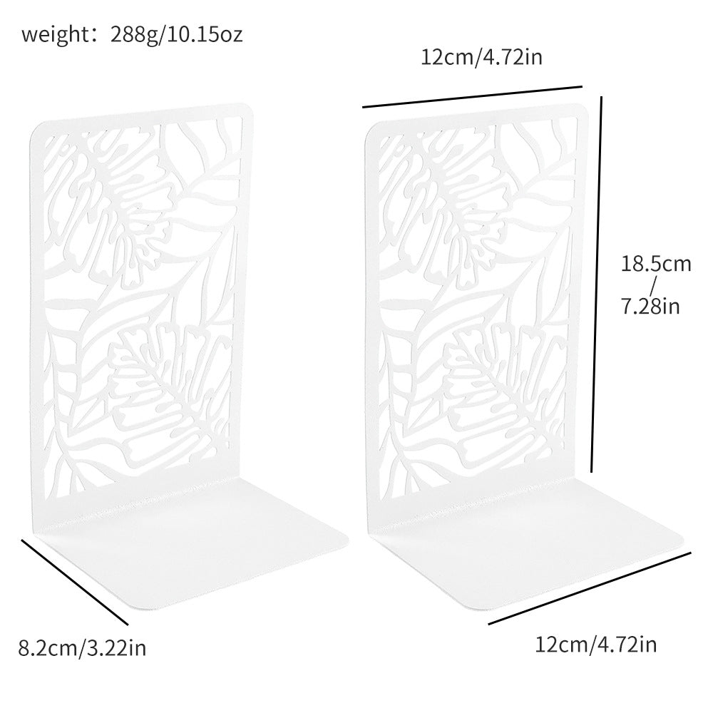 Decorative Plant-Themed Bookends