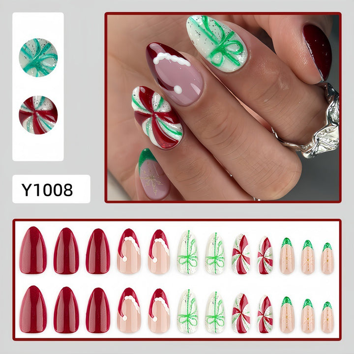 Artificial Nails in Modern Tribal Design Bowlift