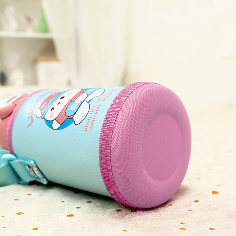 Ladies Insulated Water Bottle with Cute Dinosaur Design Bowlift