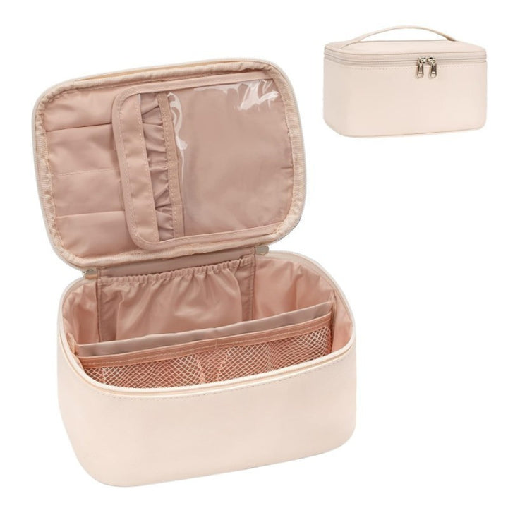 Cosmetic organizer bag with multiple compartments Bowlift
