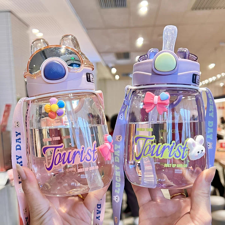 Women Playful BPA-free Drinking Bottle with Unique Design Bowlift