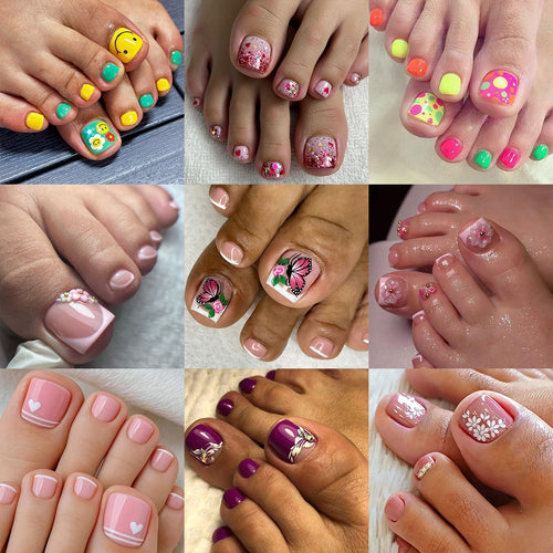 Elegant toenail art Bowlift