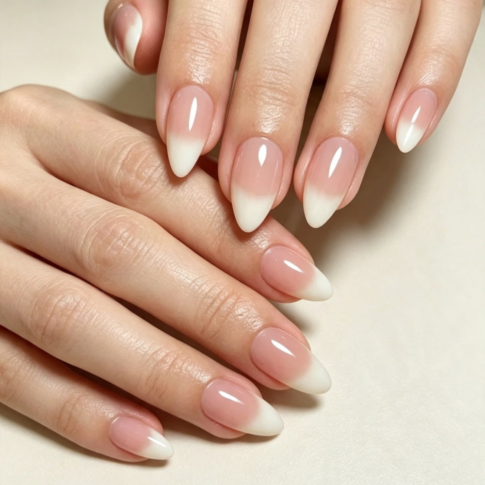 Artificial nails with pointed ombre design Bowlift