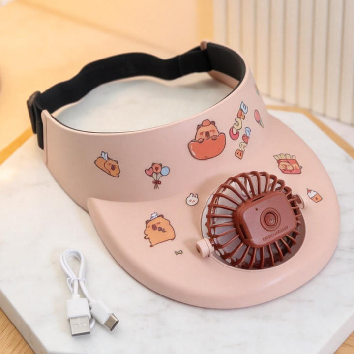 Ladies Comfortable Table Fan with Playful Design Bowlift