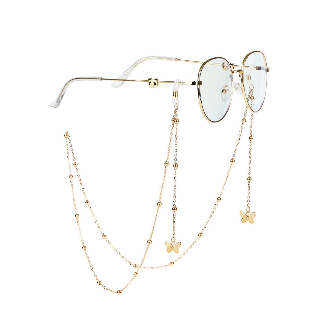Decorative Butterfly Eyewear Chain Bowlift