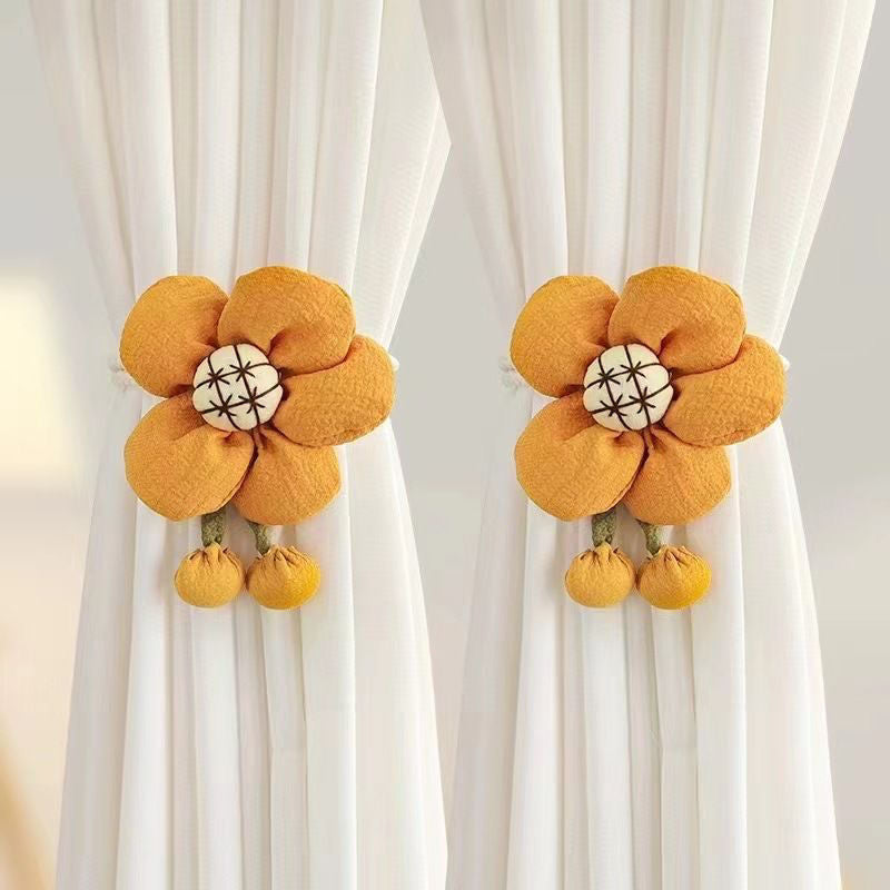 Decorative curtain flower clips Bowlift
