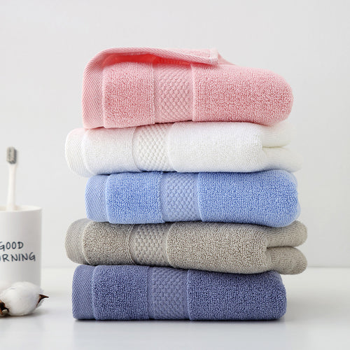 High-Quality Terry Bath Towel With Elegant Stripe Border Bowlift
