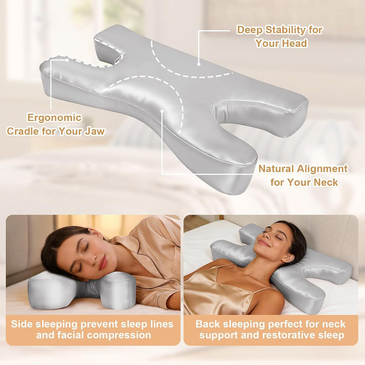Ergonomically Shaped Pillow Bowlift