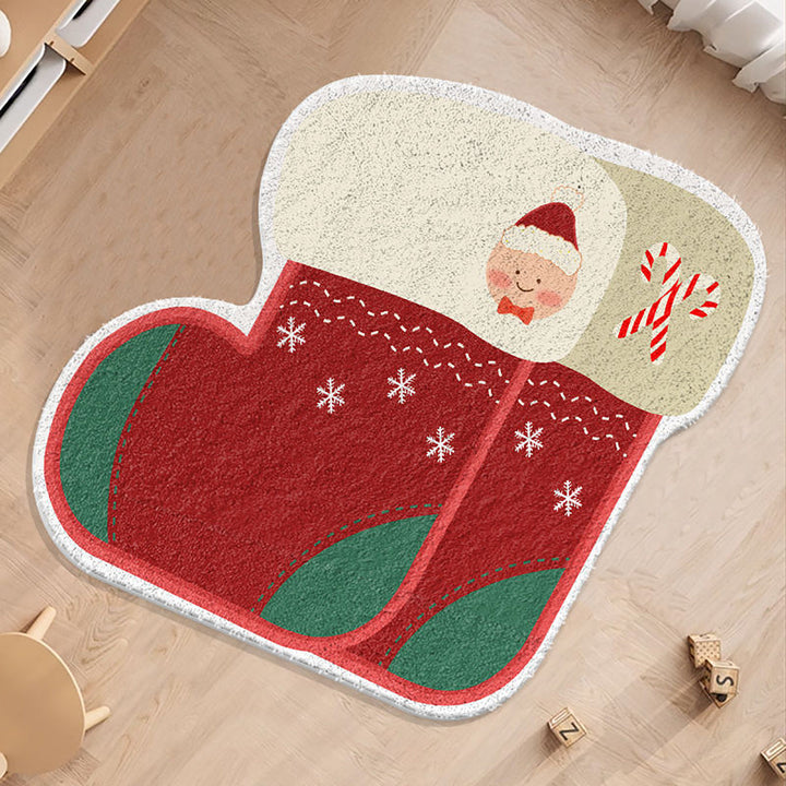 BowLift | Cashmere-like Christmas Round Carpet Shaped