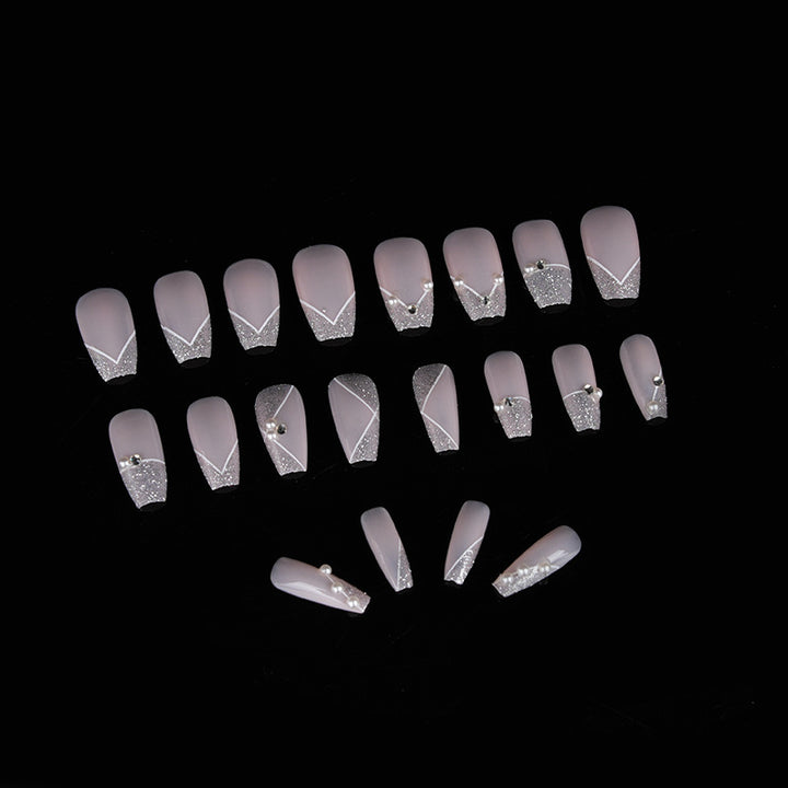 Elegant Matte Finish Press-On Nail Tips Bowlift