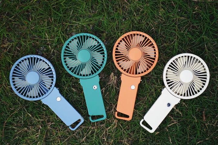 Unisex Portable Hand Fan with Ergonomic Handle and Powerful Battery Bowlift
